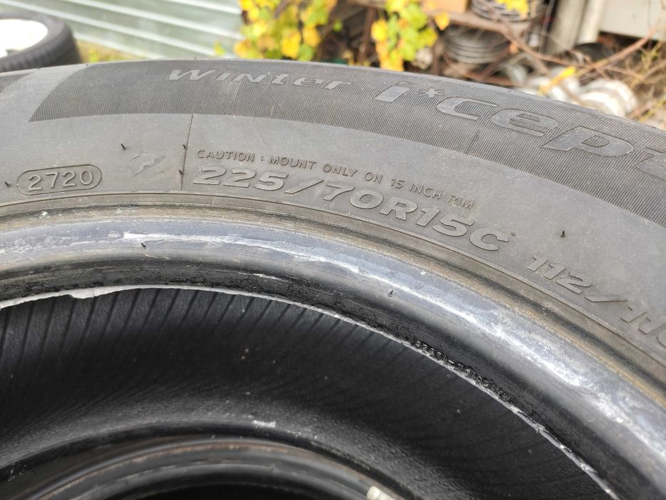 4бр Зимни гуми за бус 225 70 15 С - Hankook