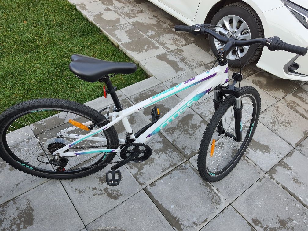 Bicicleta copii MTB CROSS DAISY 26 - ALB | 10-13 ANI