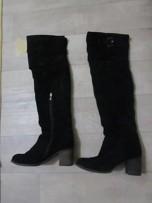 Продам сапоги натуральные замшевые