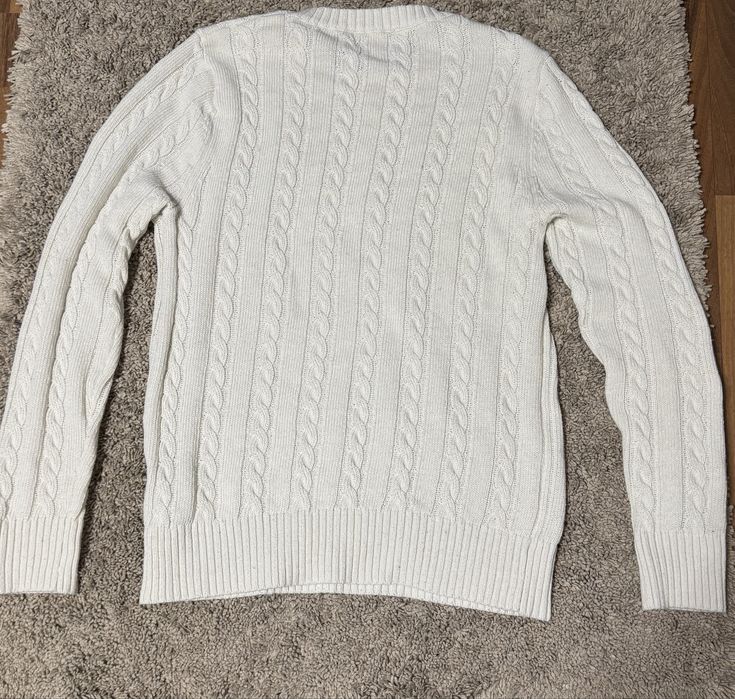 Pulover Polo Ralph Lauren - alb, mărimea L