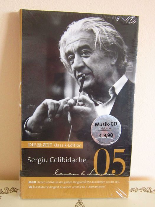 cadou rar Sergiu Celibidache 1998 DIE ZEIT Klassik (sigilat) cd+carte