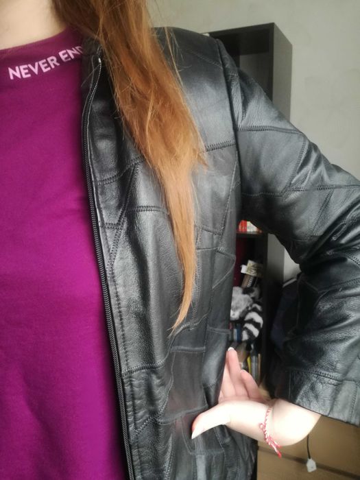 Дамско кожено яке-Лутер ест.кожа.Размер50