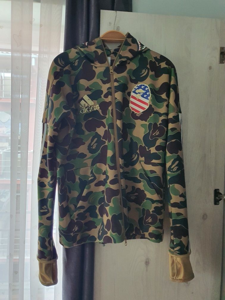 bape × adidas hoodie