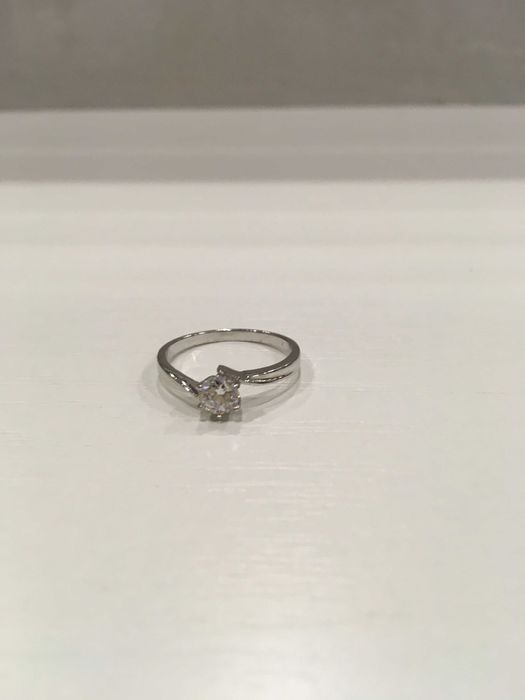 Пръстен сребро тип годежен