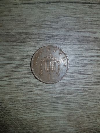 Moneda New Penny prima ediție 1971