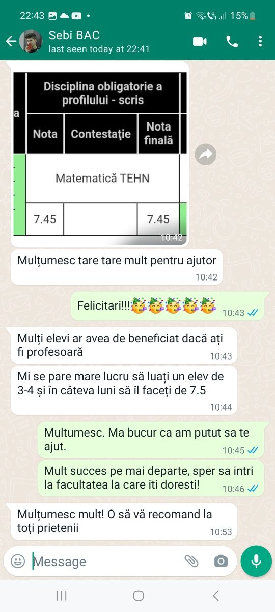 Meditatii la matematica Liceu/ Bac