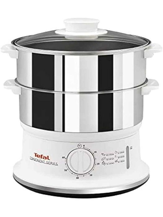 Уред за готвене на пара Tefal VC145130, 900W, 6 л, 60-минутен таймер