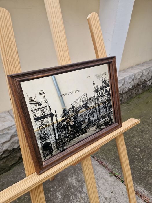 Страхотно антикварно рекламно огледало