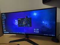 Monitor LG Ultrawide Curved de Gaming
