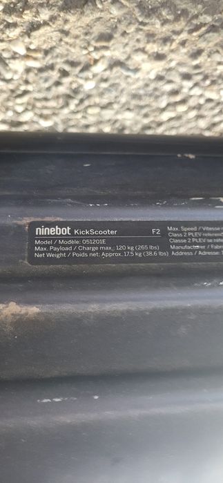 Vând trotineta electrica max. 120kg