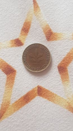Monedă rară 10 Pfennig 1950
