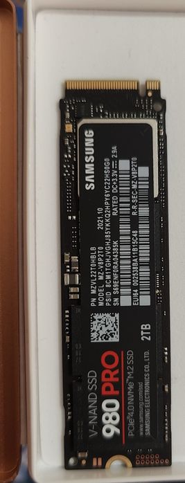 Solid State Drive (SSD) Samsung 980 PRO Gen.4, 2TB, NVMe, M.2