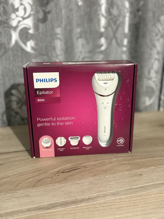 Philips Epilator 8000 cu 9 accesorii – Nou Sigilat
