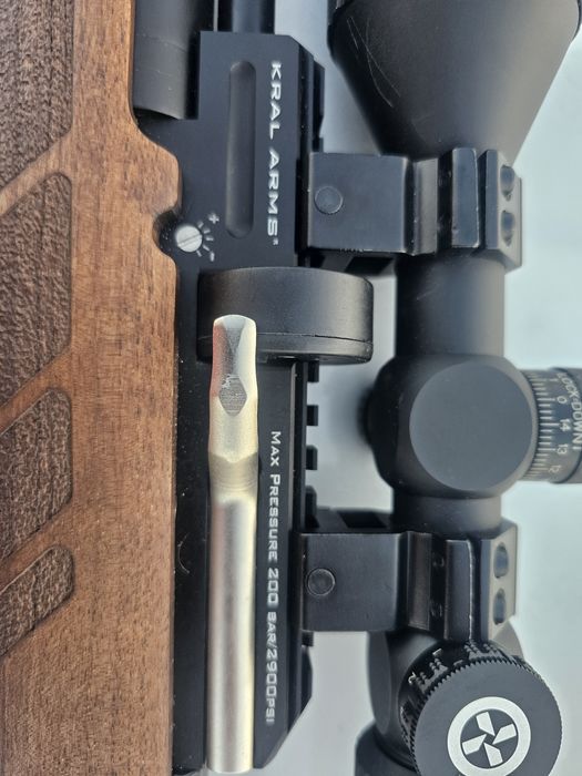 Kral Arms Puncher NP-02 — 6.35 mm (.25) — PCP, с оптика и калъф
