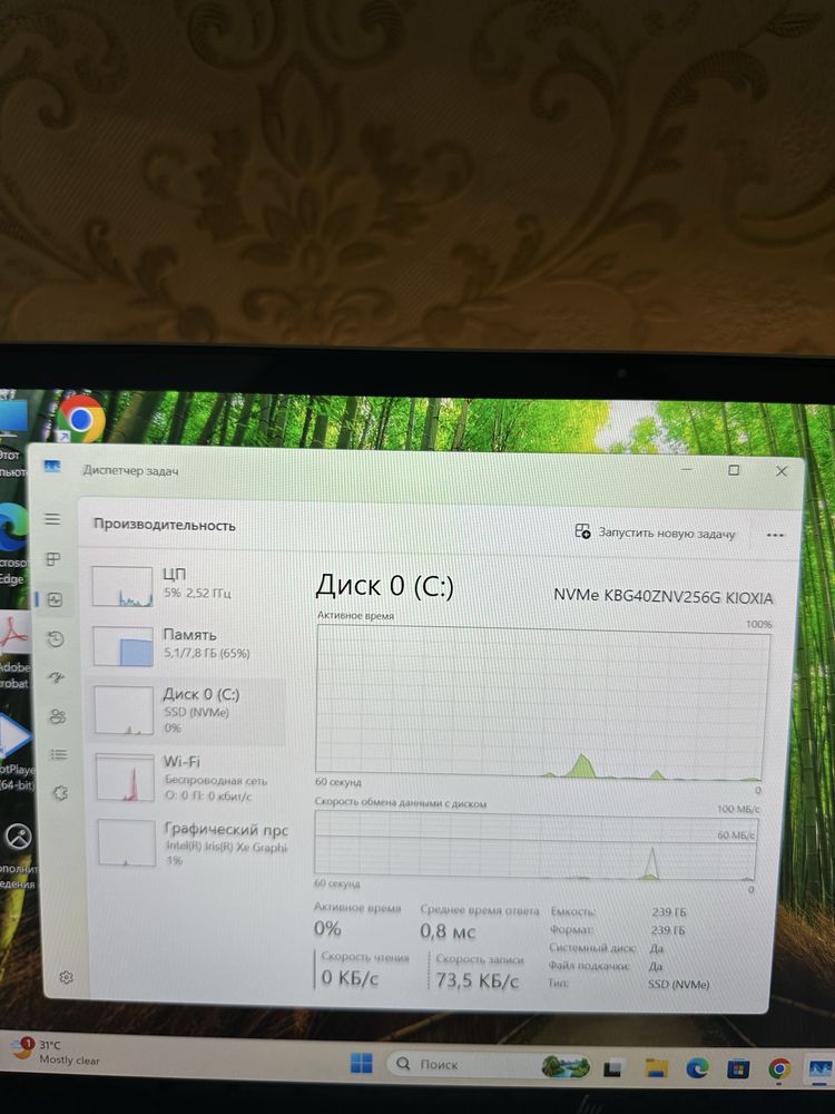 Продаю ноутбук HP Envy 13-ba1047wm | i5 / 8GB / 256GB SSD / Windows 11