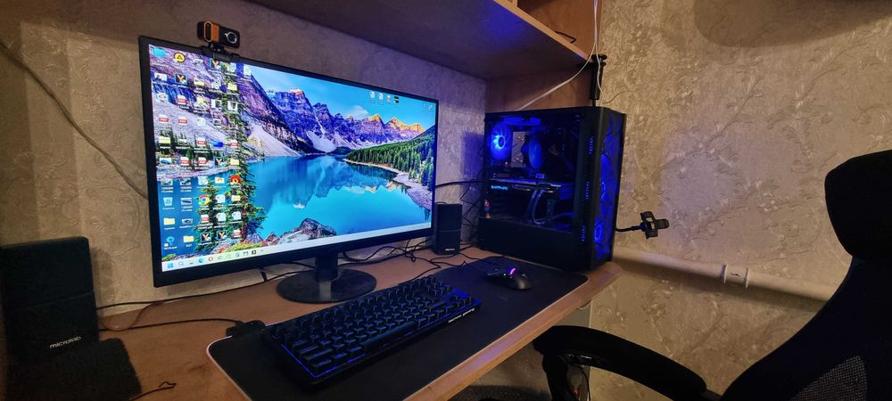 Продается 6 ядерный игровой компьютер с 27 монитором