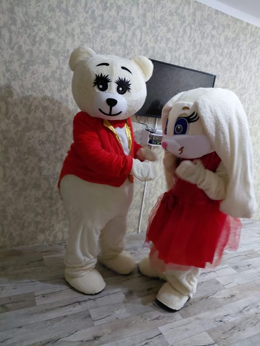 Мишка и зайка тедди