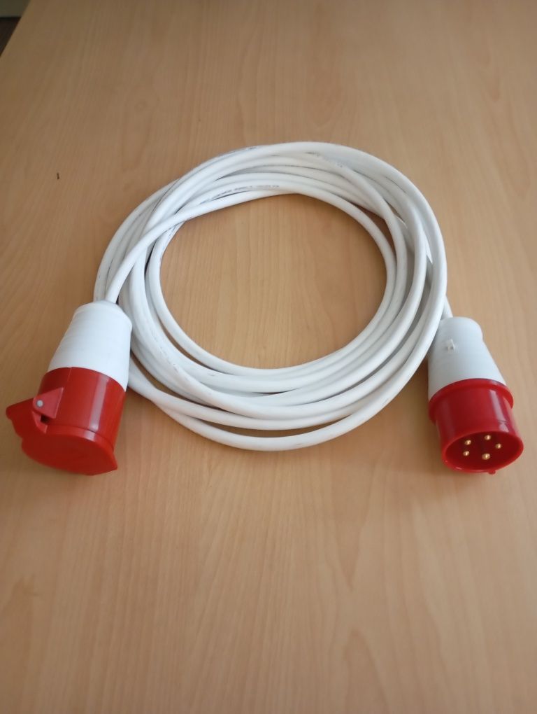 Трифазен удължител 32 ампера проводник 5х2.5 кв