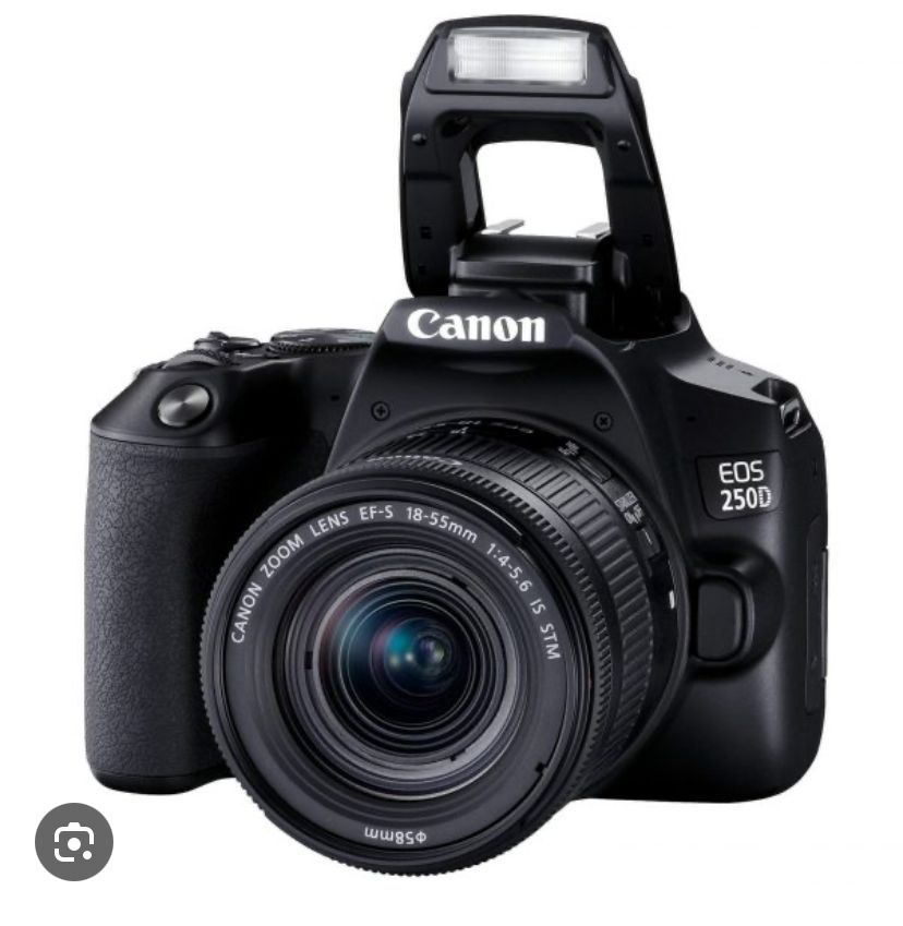 Canon EOS 250D с объективом Canon EF 50 mm