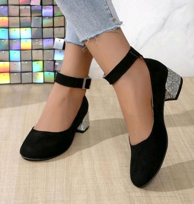 Pantofi de ocazie catifea