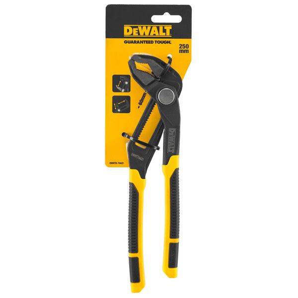 Клещи водопроводни тип “гарги” DEWALT DWHT0-74431 -250 mm