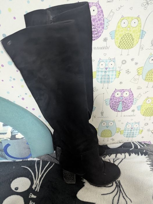 Замшевые сапожки еврозима 36 размер