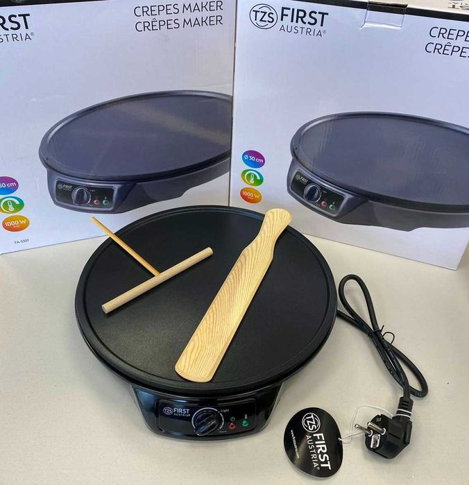 Котлон за палачинки 30см 1000W електрически тиган плоча катми