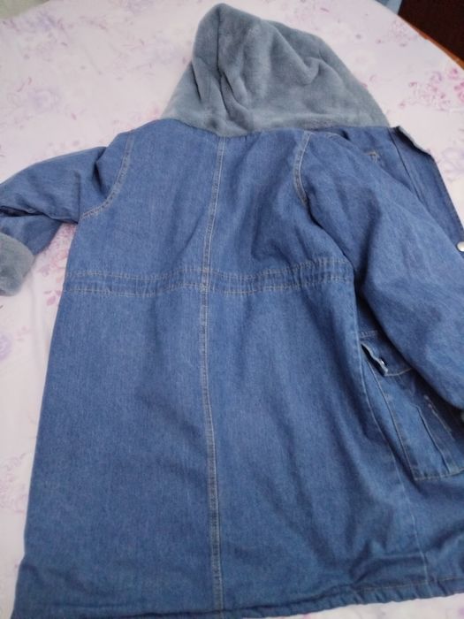 Продается куртка джинс.на меху.