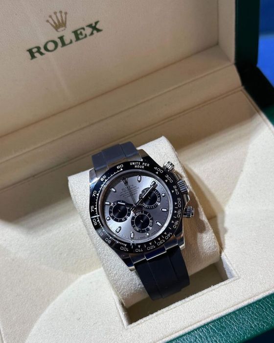 Rolex Daytona Gray Dial Rubber Steel