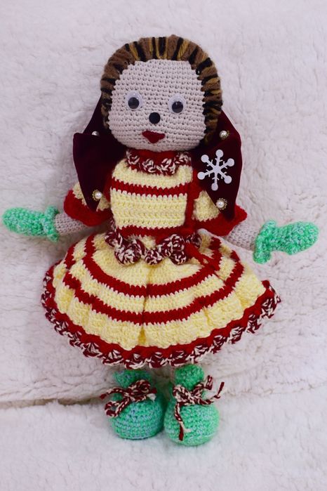 Păpușă Croșetată Crăciuniță