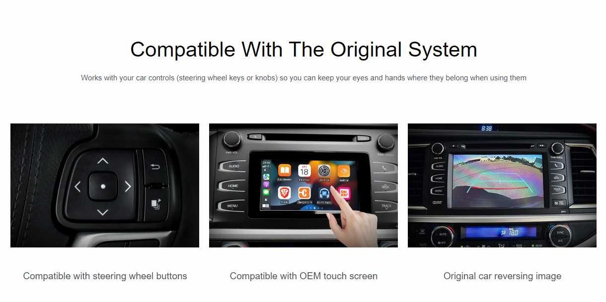 Toyota System Безжичен Applw Carplay Android Auto MMI Box , 9650