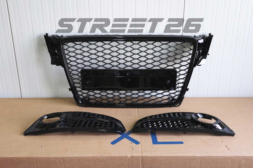 Grila Centrala si Grile Laterale Audi A4 B8 (2008-2011) RS4 Design