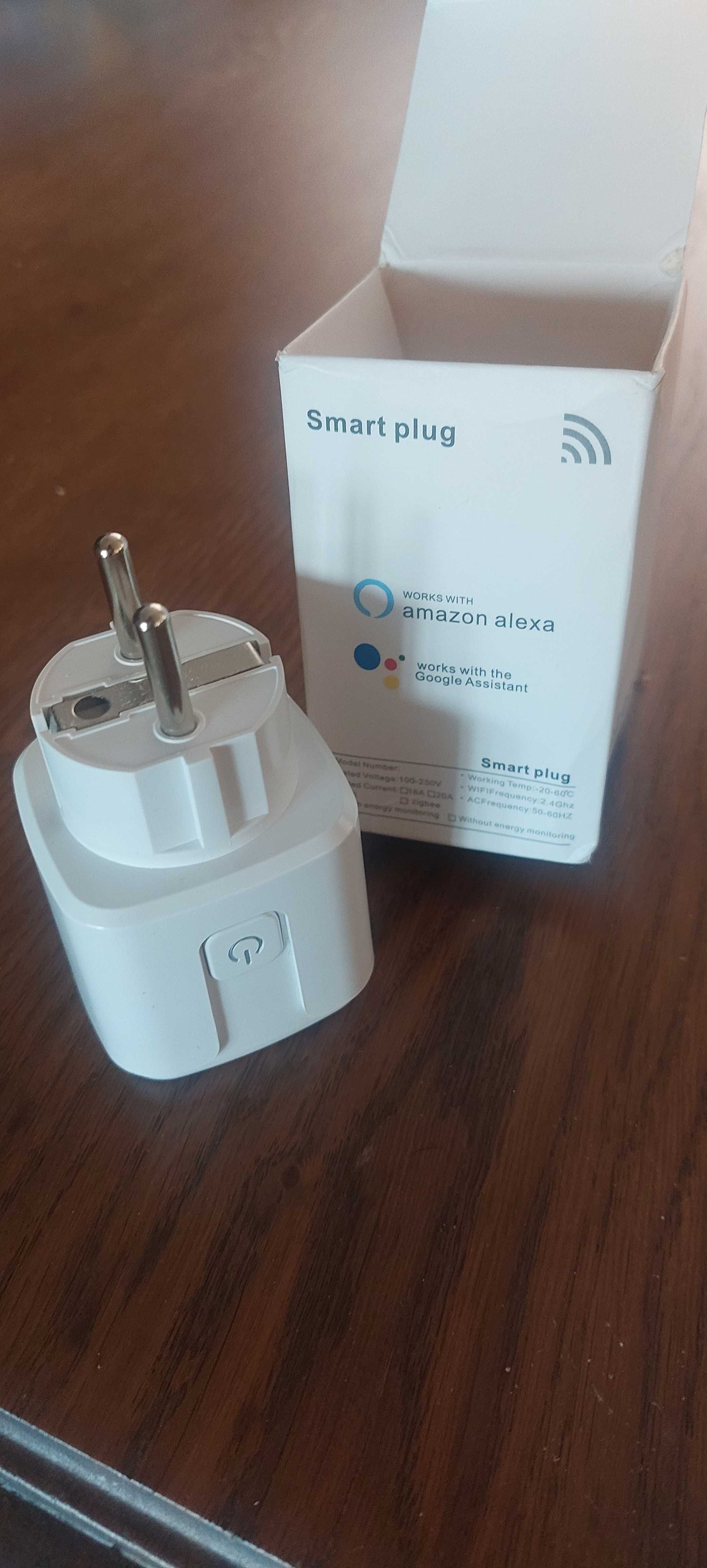 Смарт Контакт / Smart Plug WiFi / Smart Home Google Home /Alexa 20A