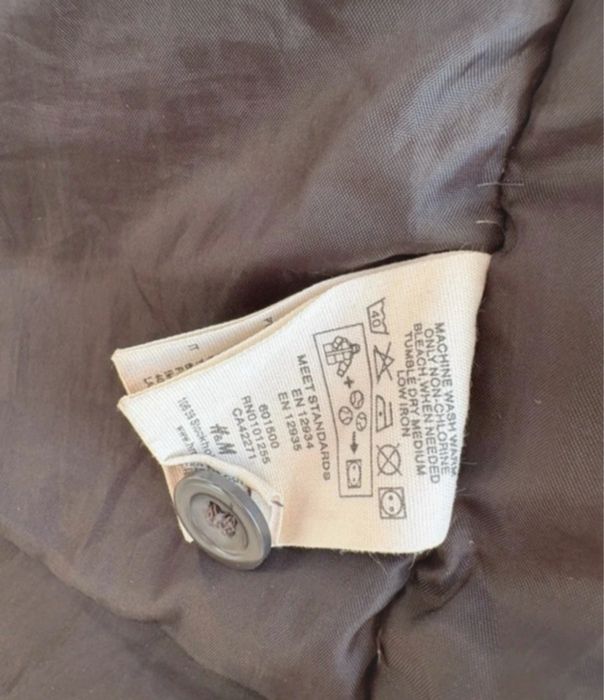 Geacă groasă H&M L.O.G.G. mărimea L, căptușită, cu glugă detașabilă