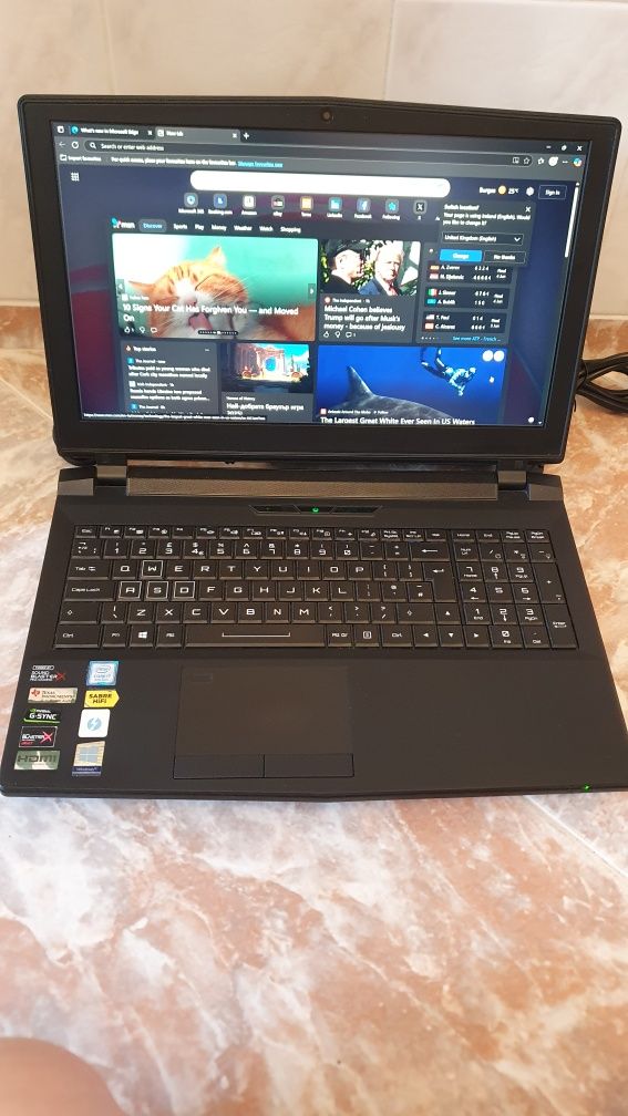 ГЕЙМАРСКИ Clevo P751 TM1 i7 8700k 3.70GHz,GTX 1070