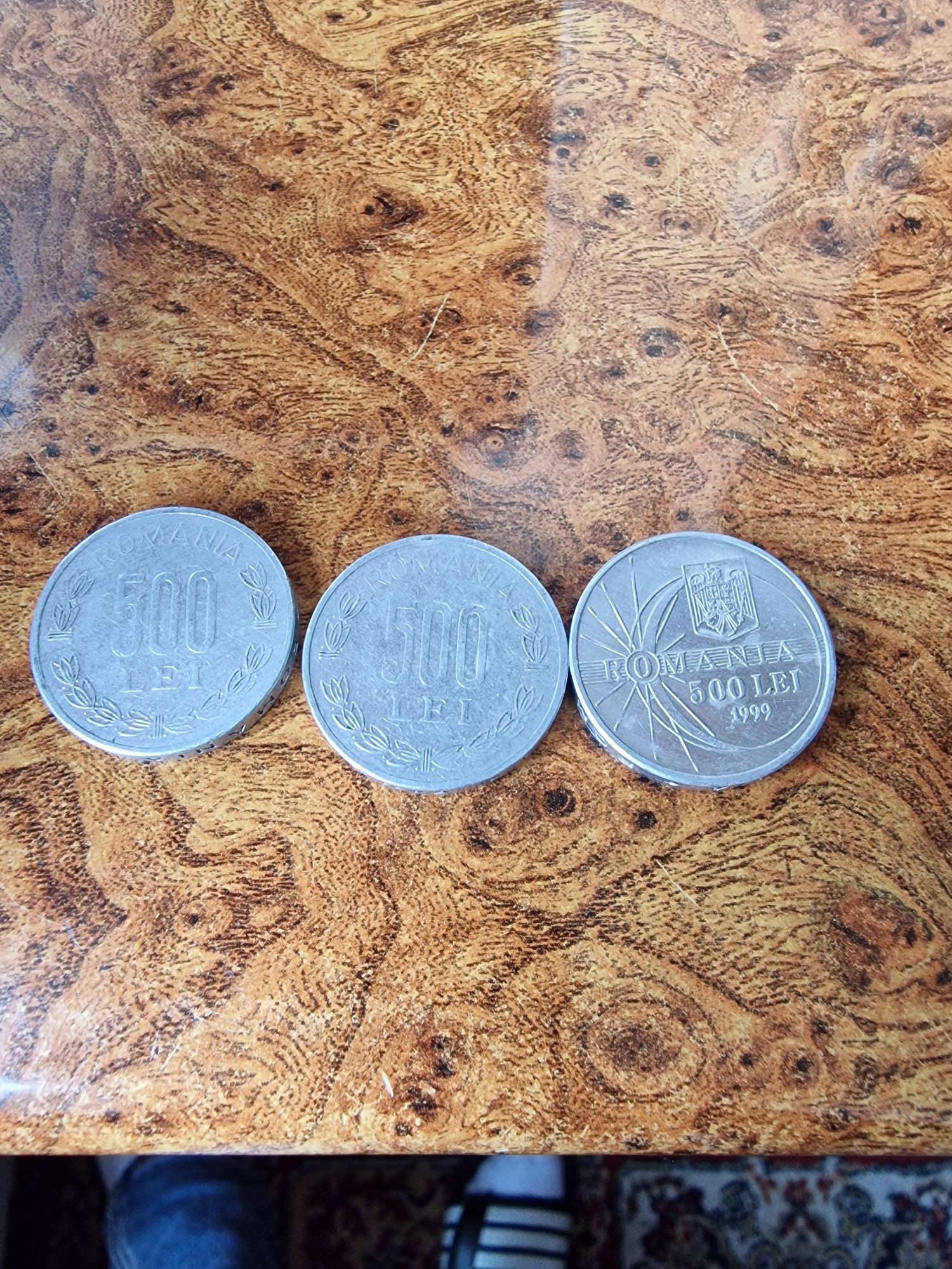 Monede 500 lei an 1999 una cu eclipsa