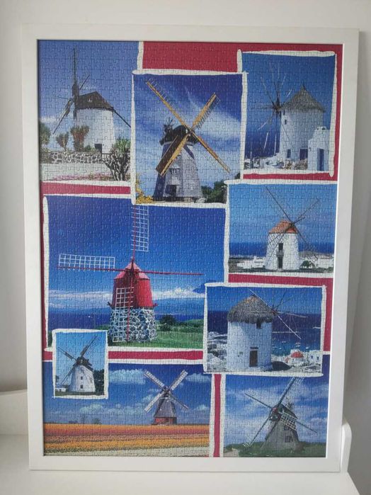 Пъзели, залепени и рамкирани, с антирефлекторно матово стъкло - нови