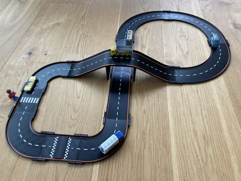 Комплект пътища за Hot Wheels, Matchbox, Brio, Ikea и релси