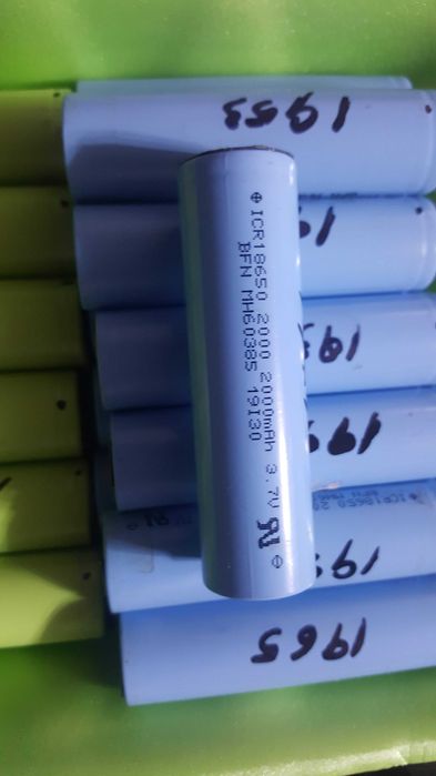 acumulatori testati, recuperati din baterii de trotinete electrice