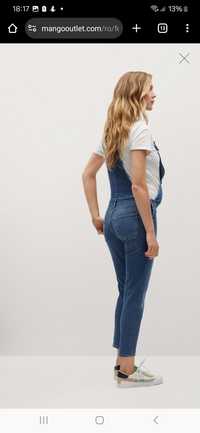 Salopeta Mango Denim Maternity