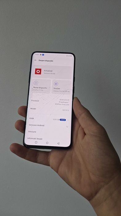 Oneplus 7T Pro 256GB fisurat față