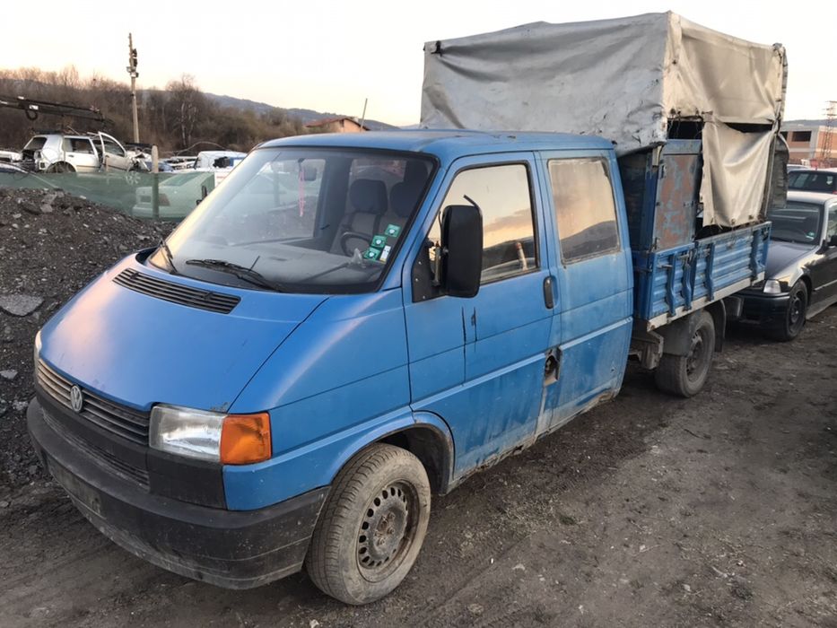 НА ЧАСТИ! VW Transporter T4 2.4 d 75 кс. Бордови Двойна кабина