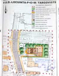 Teren Targoviste, zona centrala 1057mp, PUD, Certificat Urbanism