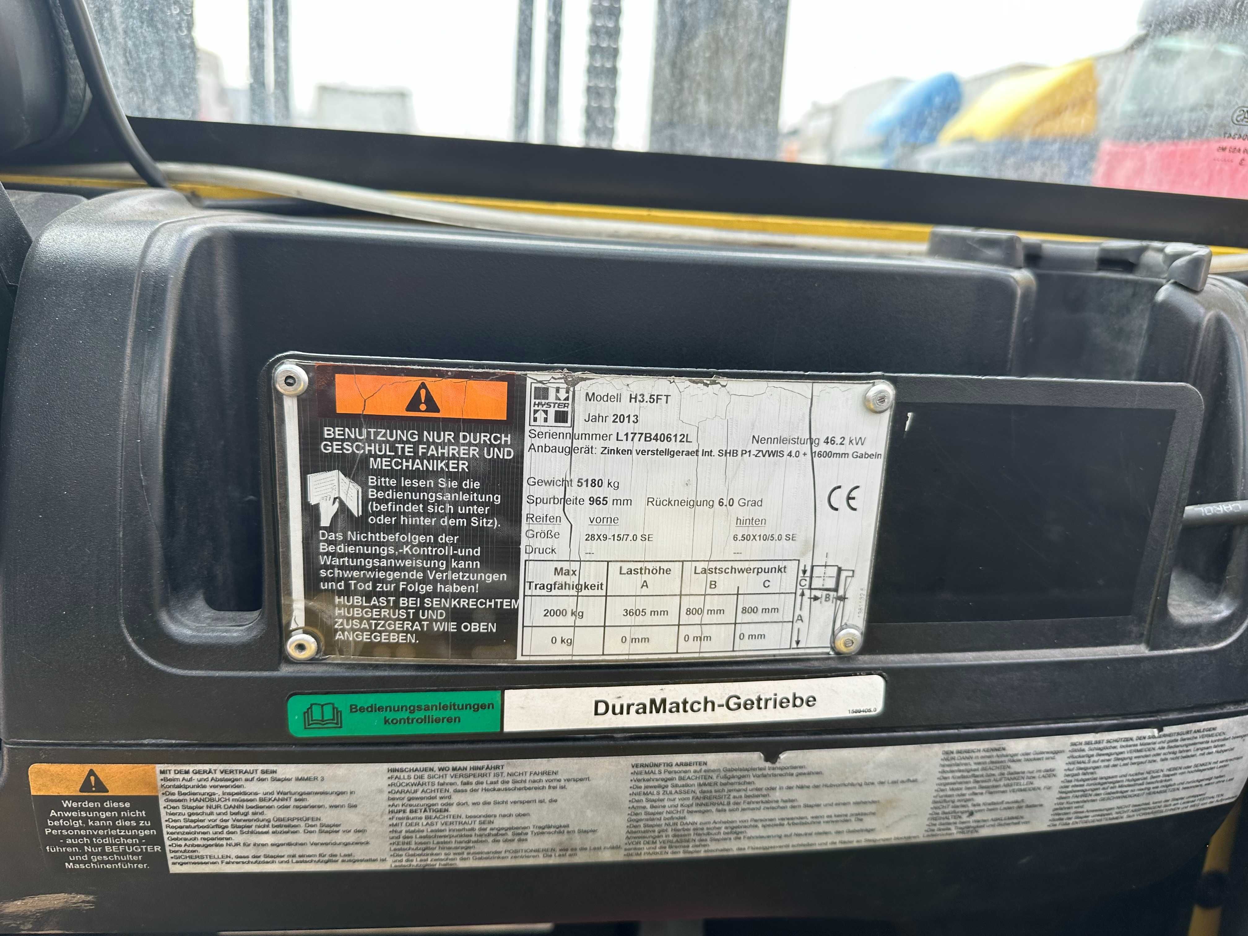 Мотокар Hyster H8