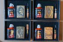 Бензиновая зажигалка zippo 3в1. Набор зажигалок + трубка бензин. Light
