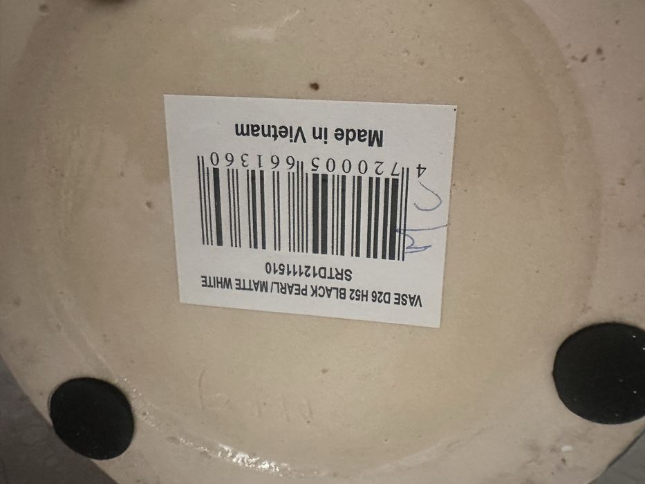 Vază decorativă ceramică Vietnam, 52 cm, Mobexpert