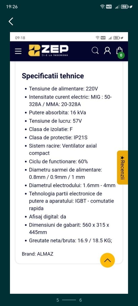 Aparat de Sudura