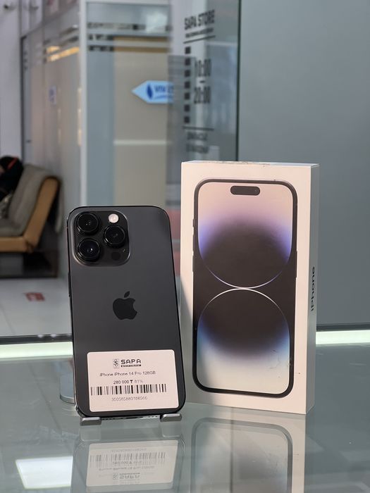 Айфон 14 про 128гь черный