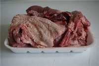 Обрезь голов говяжьих - щековина калтык ракушка мясо - корм для собак