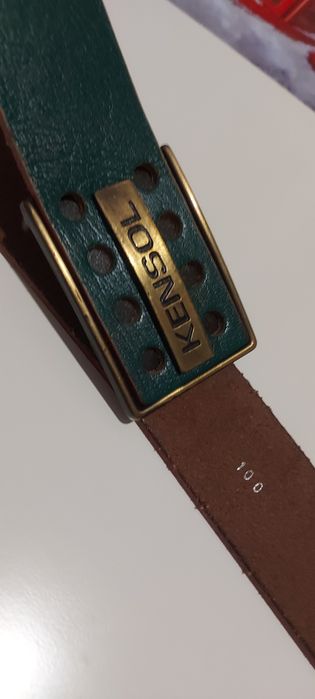 Дизайнерски дамски колан естествена кожа